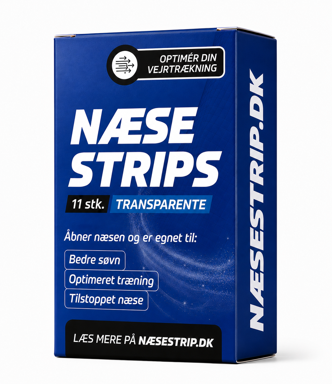 11 stk. transparente næsestrips